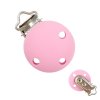 ruzovy silikonovy klip 35 mm id35101