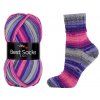 Příze Best socks 7075 fialovo-růžovo-šedá