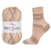 Příze Best socks 7412 světle hnědá