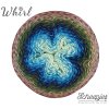 Whirl Sheepjes 774 hnědo-zeleno-modrá
