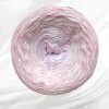 Barevné klubíčko Rosie Twist 1000m/3N - Říční perla II. tmavší růžový lurex