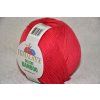 Příze De lux bamboo 10 červená