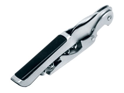 Vývrtka Gulliver Inox ABS s dvojitou pákou černá