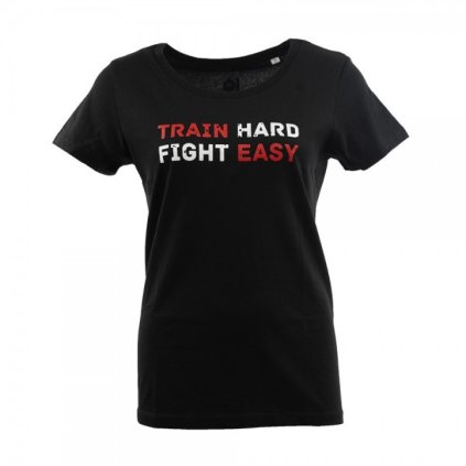 T Shirt Train hard Damen 600x600