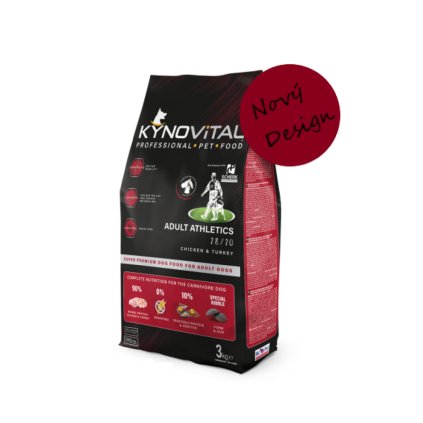 kynovital grainfree adult athletics 3kg original 600x600