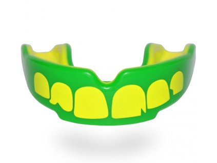 Chránič zubov SAFEJAWZ Ogre zelený, chránič zubov, ochrana zubov, safe jawz priesvitný, safe jawz transparent, chranic zubov, hokej, tréning, off-ice training
