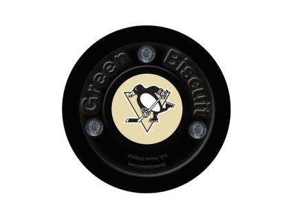 Stickhandling PUK - GREEN BISCUIT Pittsburgh Penguins, hokejový trénink, hokejová míček, hokejový puk, střelecká deska, hokejová podlaha, hokejová brána, sušák hokejové výstroje, chránič zubů, tkaničky do bruslí, střelecká plachta, střelecký terč, my enemy, trénink techniky s pukem