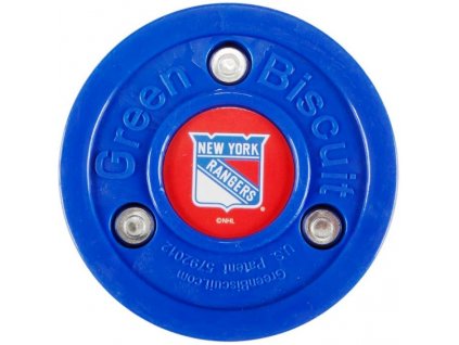 Stickhandling PUK - GREEN BISCUIT New York Rangers, hokejový trénink, hokejová míček, hokejový puk, střelecká deska, hokejová podlaha, hokejová brána, sušák hokejové výstroje, chránič zubů, tkaničky do bruslí, střelecká plachta, střelecký terč, my enemy, trénink techniky s pukem