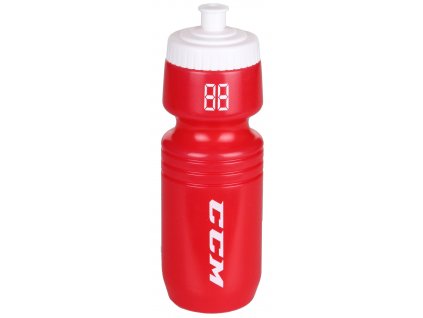 Sportovní láhev CCM 700ml červená, hokejový trénink, hokejová míček, hokejový puk, střelecká deska, hokejová podlaha, hokejová brána, sušák hokejové výstroje, chránič zubů, tkaničky do bruslí, střelecká plachta, střelecký terč, my enemy, trénink techniky s pukem