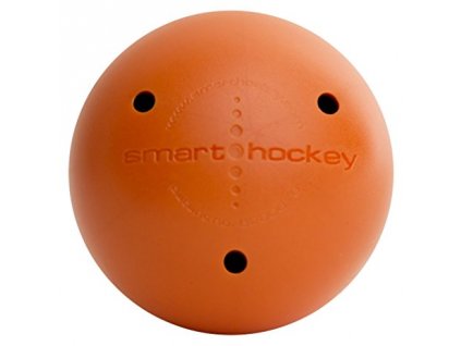 Tréninkový míček Smart Ball oranžový, hokejový trénink, hokejová míček, hokejový puk, střelecká deska, hokejová podlaha, hokejová brána, sušák hokejové výstroje, chránič zubů, tkaničky do bruslí, střelecká plachta, střelecký terč, my enemy, trénink techniky s pukem