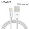 USAMS MFi Cable For lightning Cable 2 1A Fast Charging USB Data Sync Charger Cable for