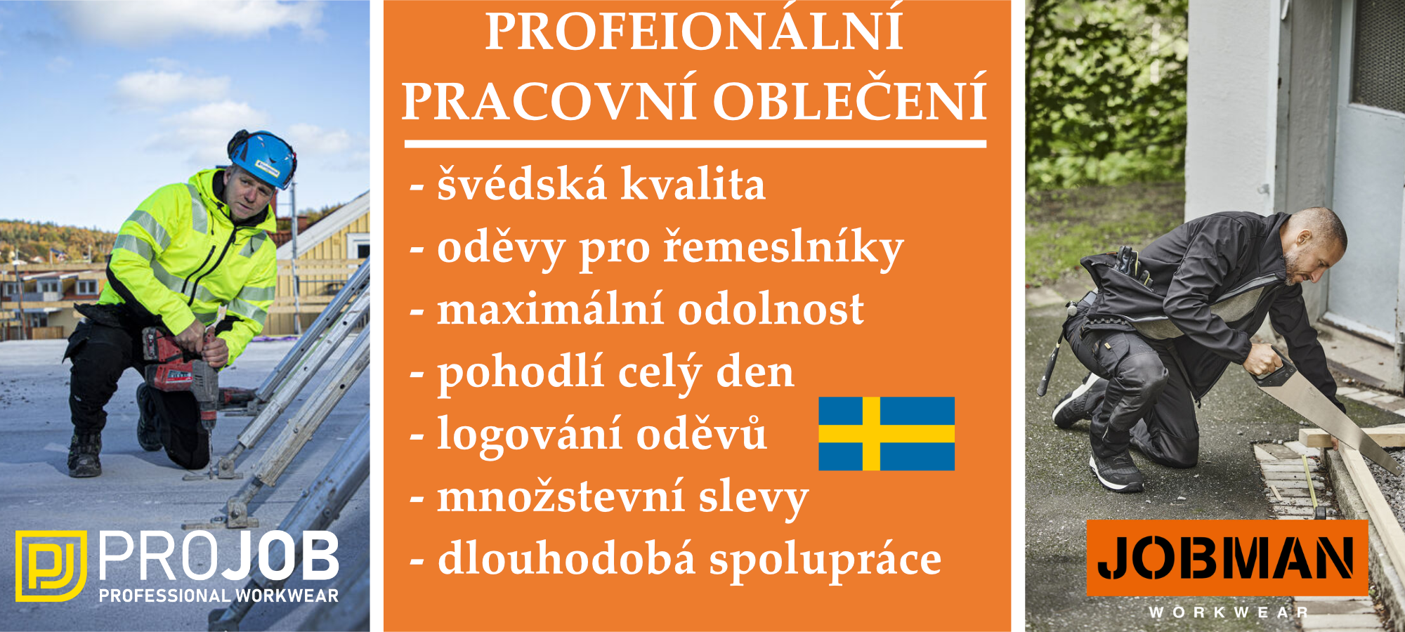 Pracovní oděvy pro všechny profese