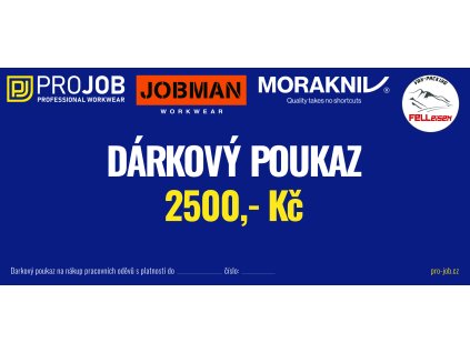 Dárkový poukaz PROJOB 2500