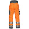 6514 Zateplené, voděoodolné kalhoty,oranožové, EN ISO20471/2, EN343