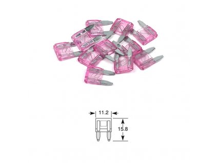 1357 1 pojistka plocha mini 3a