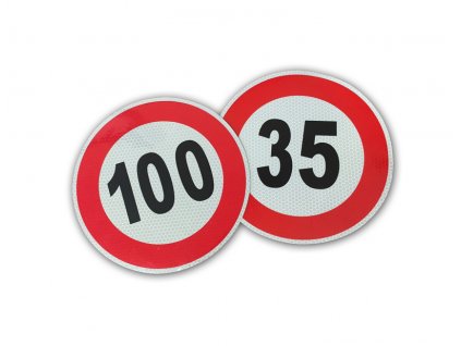 3526 1 reflexni samolepka 200mm rychlost 15 km h