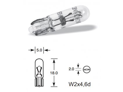 712 1 24v 1 2w celosklo w2x4 6d