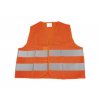 3259 1 bezpecnostni vesta detska s reflexnimi pruhy oranzova
