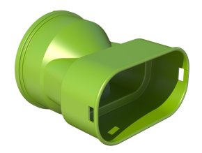 adapter na dbox r75 pro potrubi r50x100