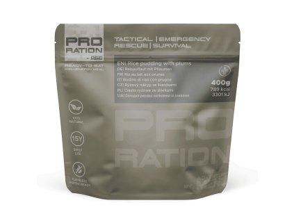 PRO Rice pudding with plums front