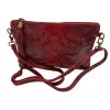 Dámská kožená kabelka DONATELLA 16519 (Barva ČERVENÁ)