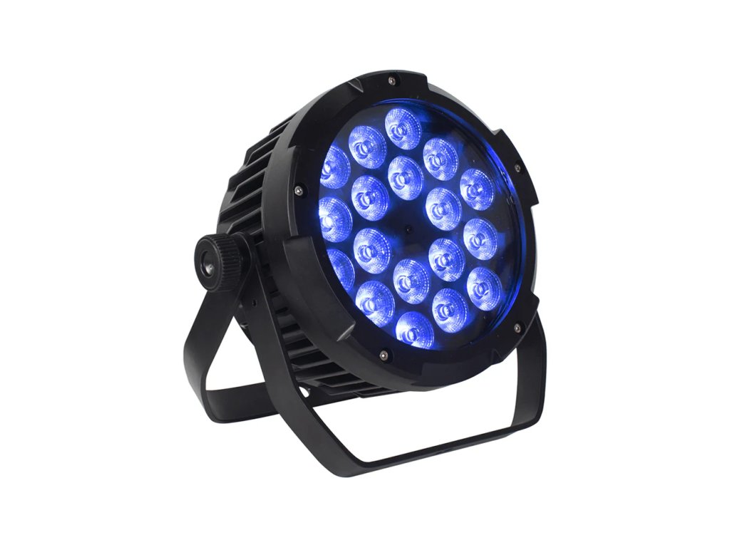 SHEHDS Voděodolný IP65 LED PAR 18x18W RGBWA+UV