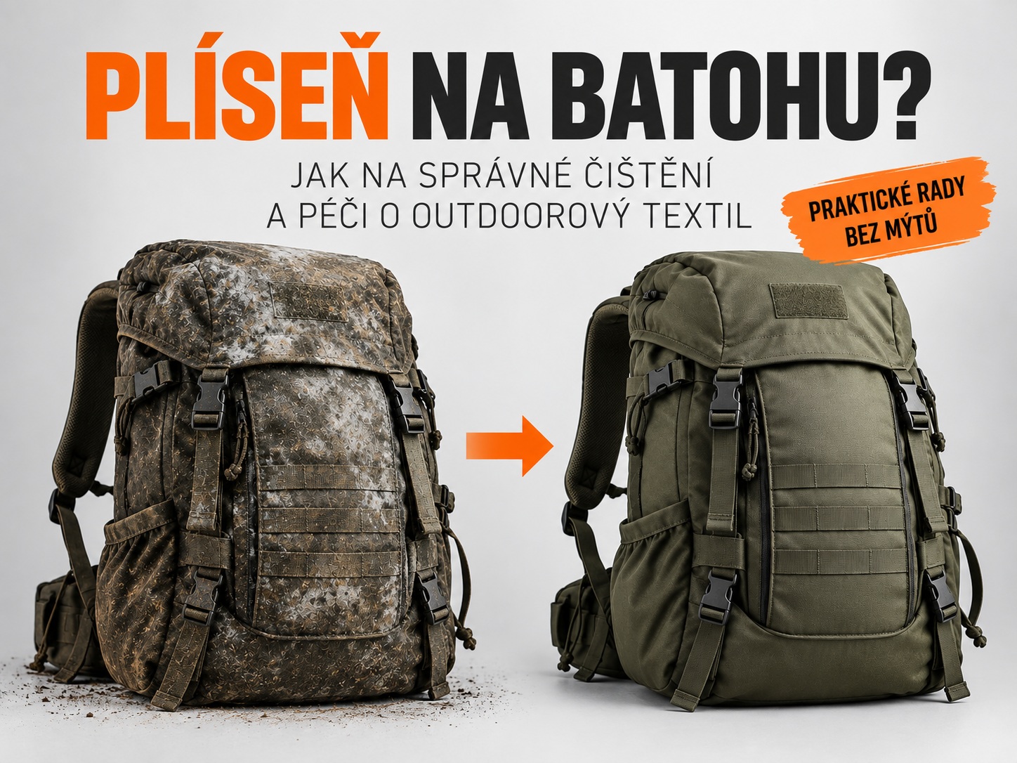 Jak správně čistit batohy a outdoorový textil?