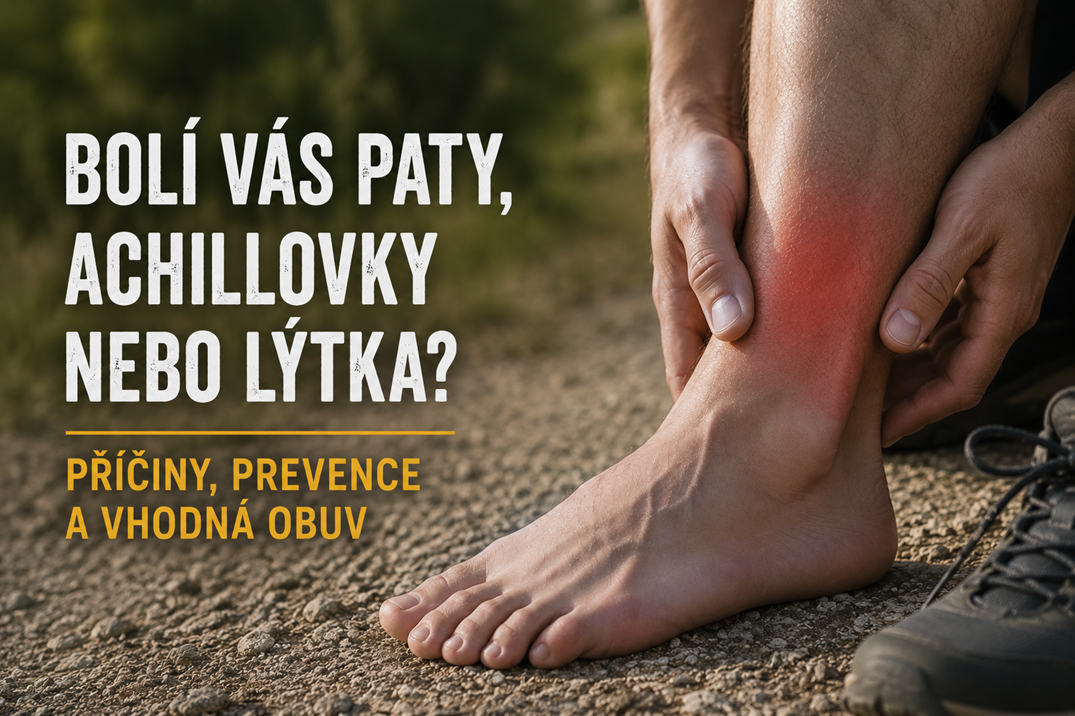 Bolest pat, achillovek a lýtek: nejčastější příčiny a jak jim předcházet