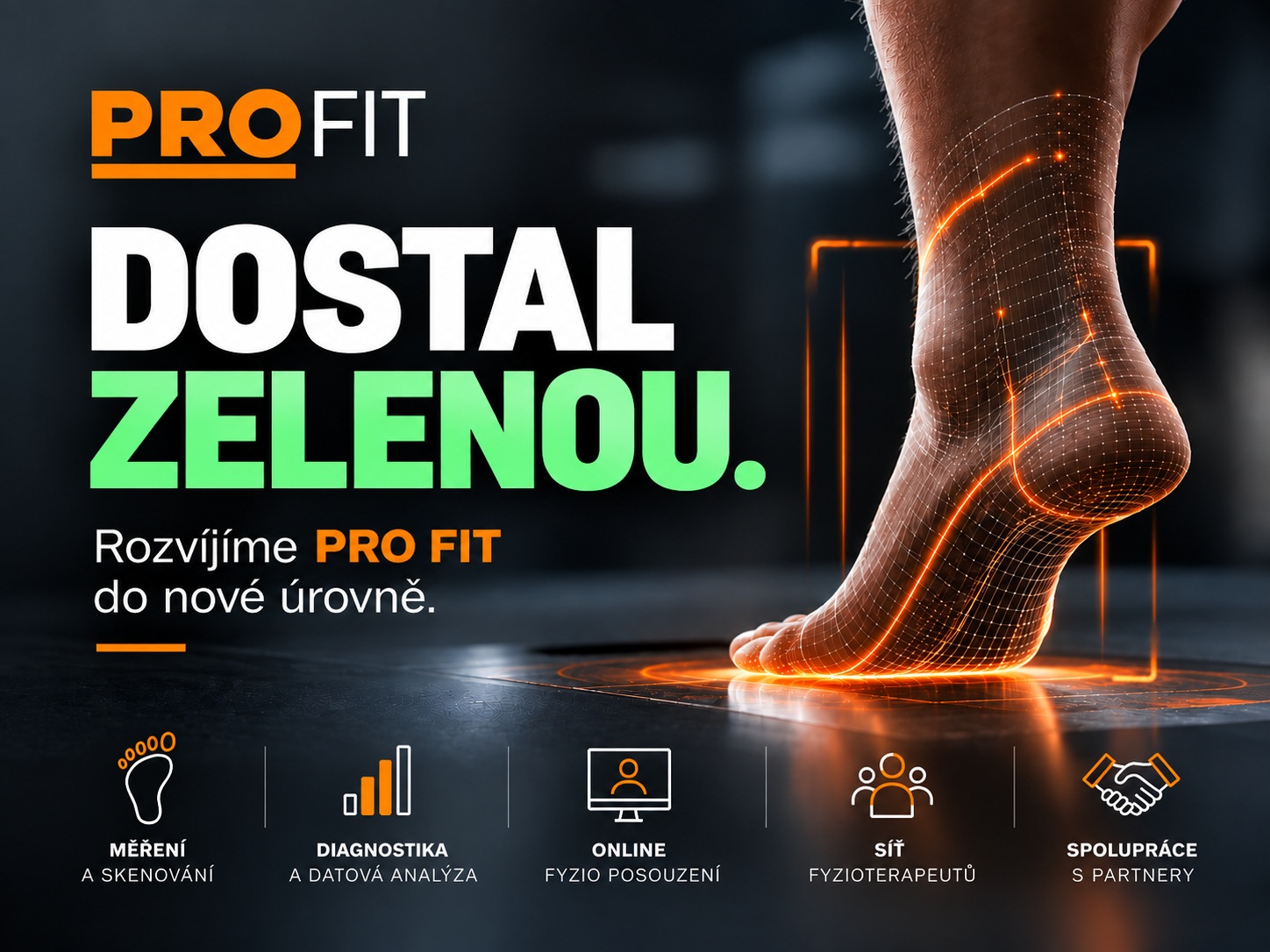 PRO-FIT dostal zelenou: od měření chodidel k propojenému systému péče o nohy