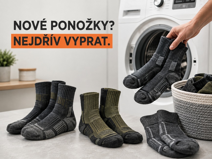 Proč je důležité prát ponožky před prvním nošením?