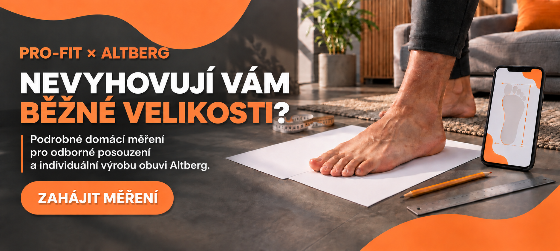 PRO-FIT online měření nohou