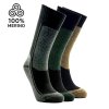 zimní merino ponožky tyypy barev 100%