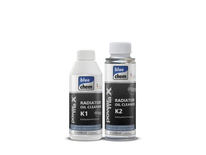 BLUECHEM RADIATOR OIL CLEANER K1 + K 150ml+150ml