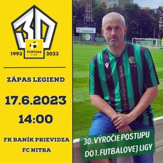 ⚽️ Už najbližšiu sobotu 17.6.2023 budeme súčasťou spomienky na krásne obdobie ligového futbalu v Prievidzi. Oslavovať...