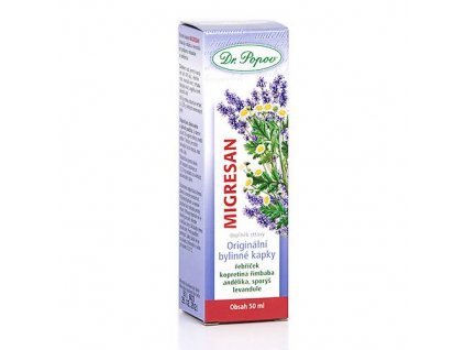 Migresan, originální bylinné kapky, 50ml