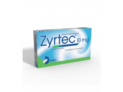 Zyrtec 10mg potahované tablety 20 ks