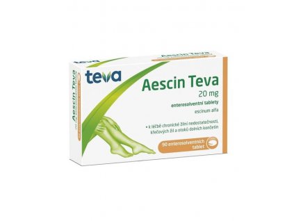 Aescin Teva 20mg perorální tablety 90 ks