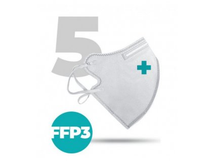 Nano respirátor FFP3 bílý (5ks/bal)