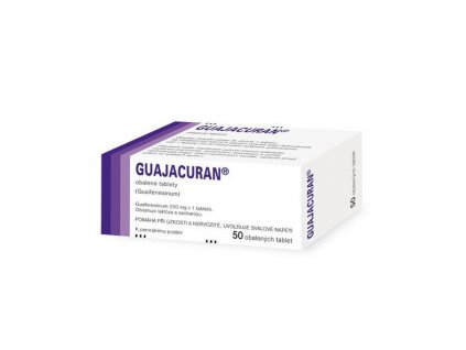 Guajacuran 200mg obalené tablety 50 ks