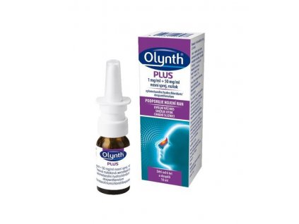 Olynth Plus 1mg/ml+50mg/ml nosní sprej 10 ml