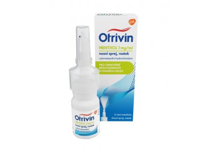 Otrivin Menthol 1mg/ml nosní sprej 10 ml