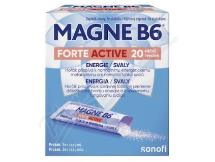 Magne B6 forte active 20 sáčků