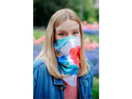 Letní antivirový šátek nanoSPACE - multicolor