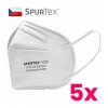 SpurTex Nanorespirátor V100 FFP2 NR 5 ks