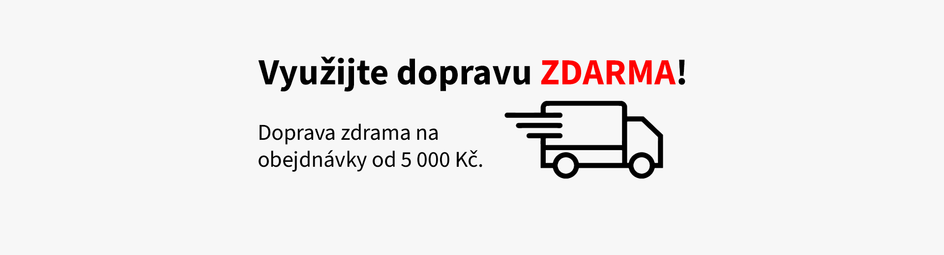 Doprava zdarma