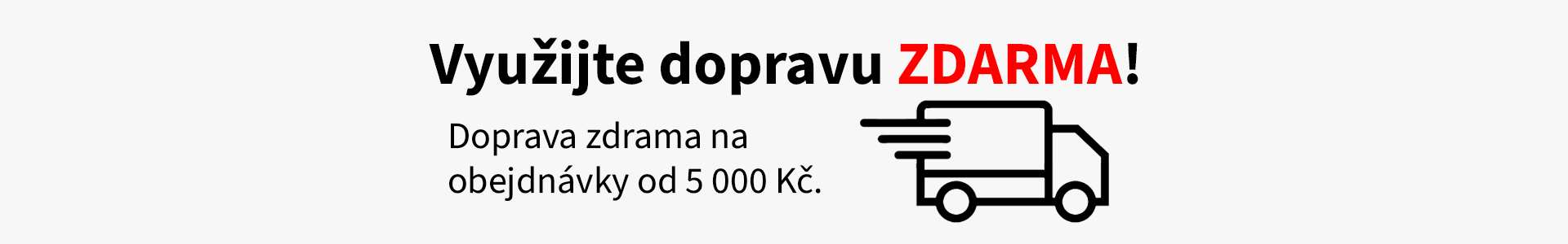 Doprava zdarma