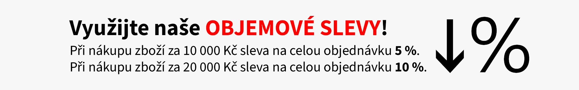 Objemové slevy