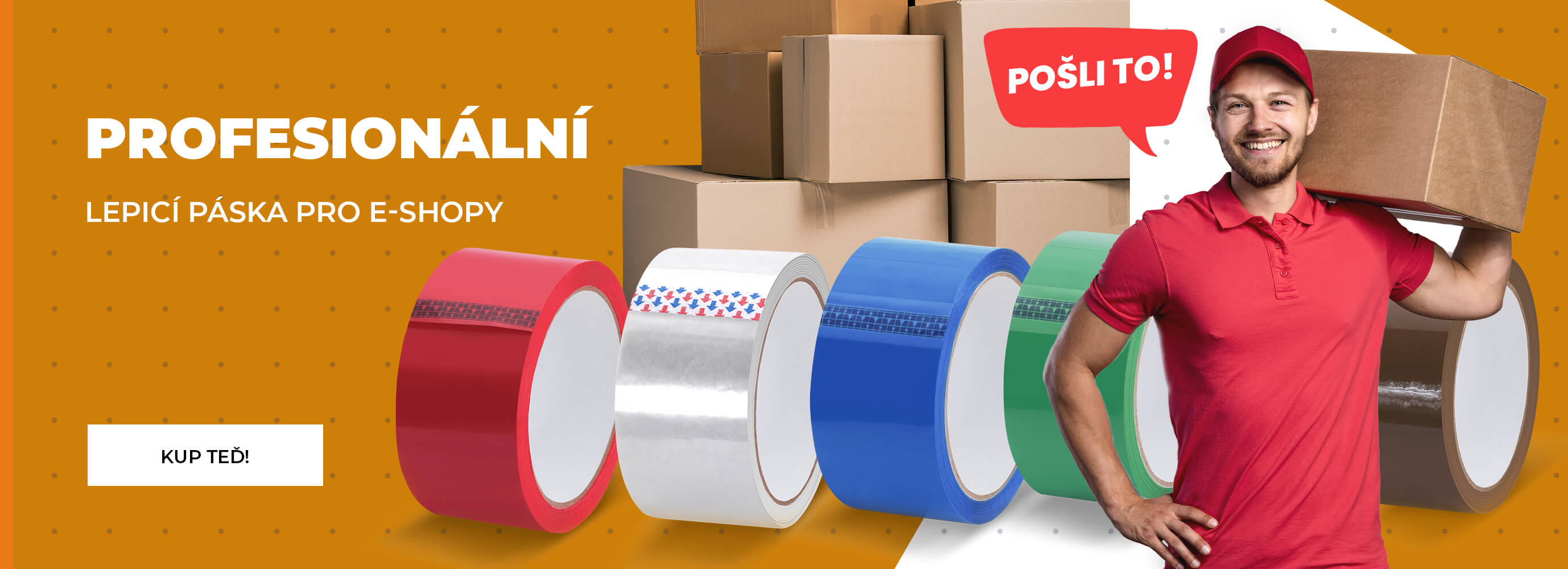 Lepicí pásky krabice