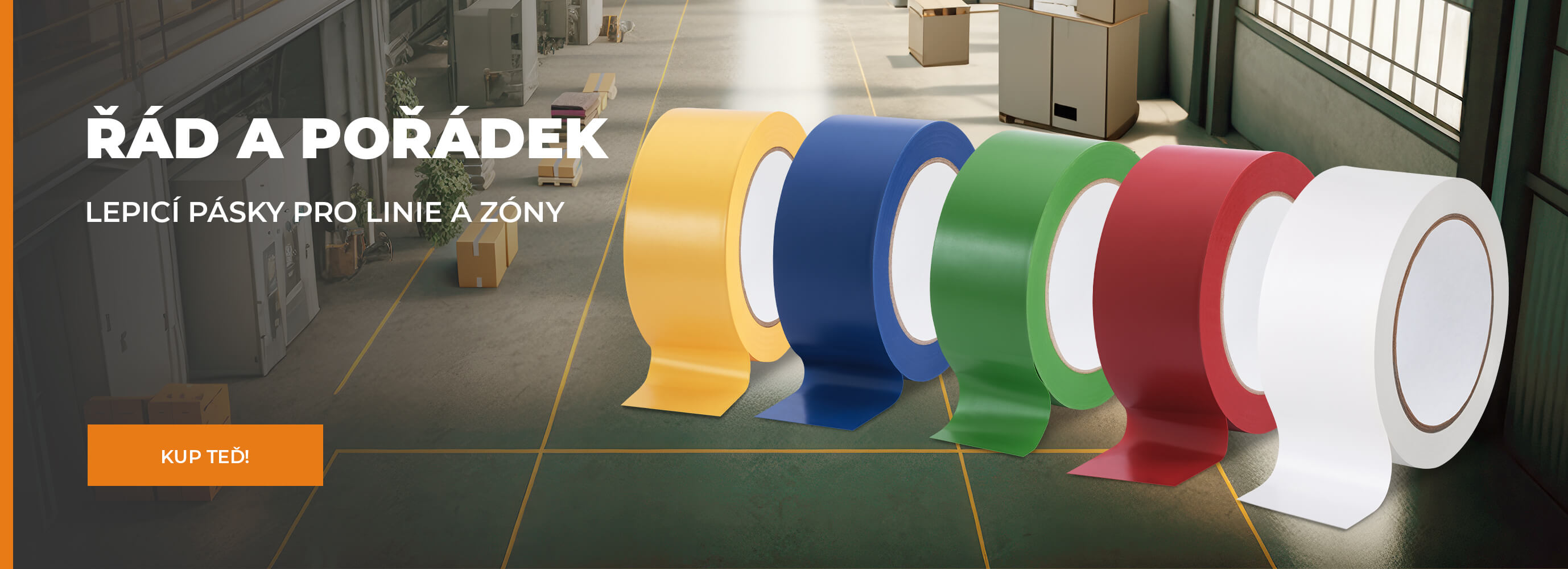 PVC lepicí páska podlahová