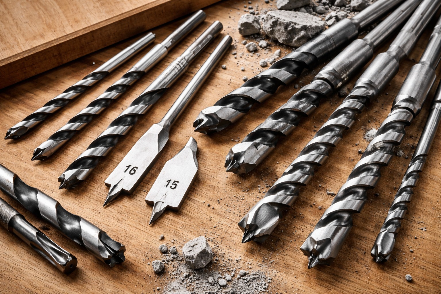 ALPEN vrtáky do dřeva a betonu